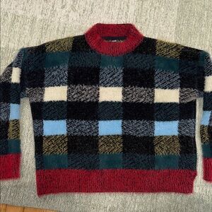 Lord & Taylor Design Lab checkered sweater